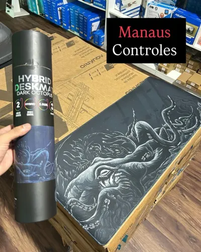 MousePad Octupus Dark Extra Grande 5,5mm 40x90cm