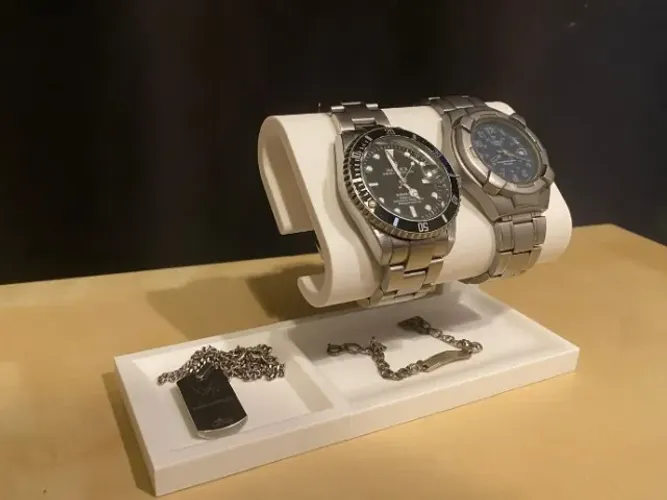 Suporte duplo para Relógio e jóias