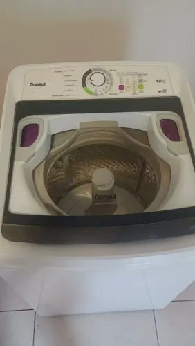 Máquina de Lavar Consul 12kg Automática Cesto Inox Tampa de Vidro Excelente Estado