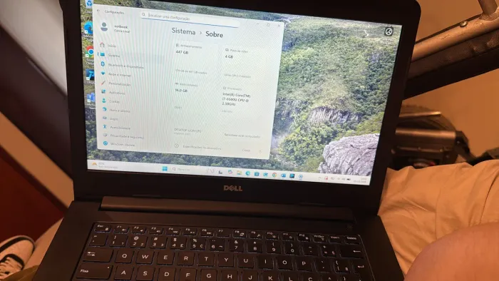 Notebook Dell i7 hd ssd placa vídeo GeForce 4gb 