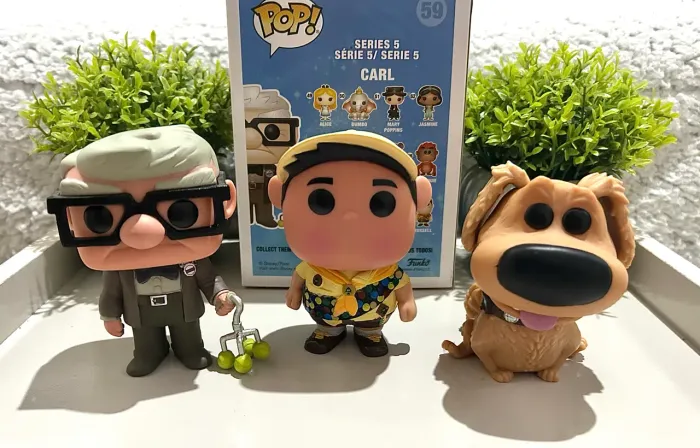 Funko Pop! Up: altas aventuras - Carl, Russell e Dug