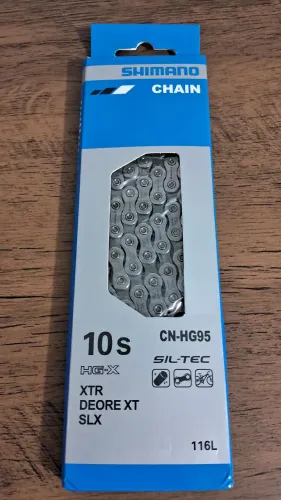 Corrente Shimano Deore xt-xtr hg-95 116L Sil-Tec 10v
