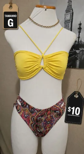 Moda praia desapegos valor nas fotos