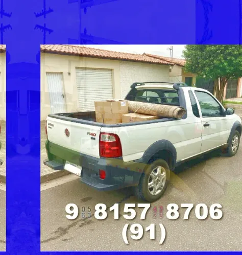 frete rápido para sua mudança! transporte seguro em belém e arredores!
