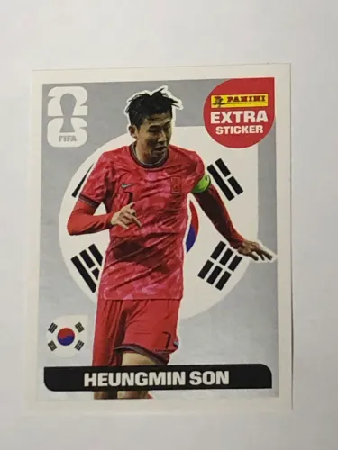 Figurinha extra Legend Heungmin Son prata original Panini Copa do Mundo de 2026