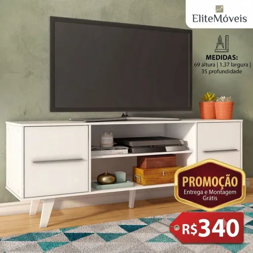 Rack de TV suporta até 50 polegadas promoção temos outros modelos