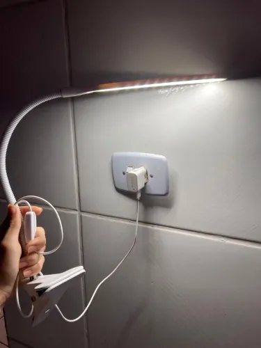 ILUMINARIA COM PEGADOR PARA MESA