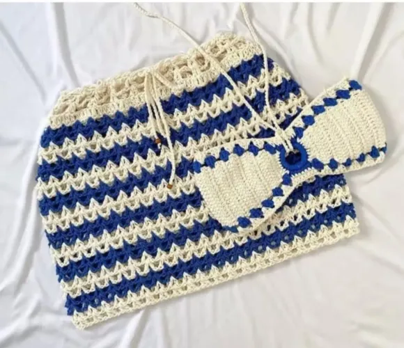 Conjunto de crochê