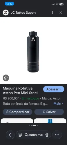 MÁQUINA DE TATUAGEM PEN