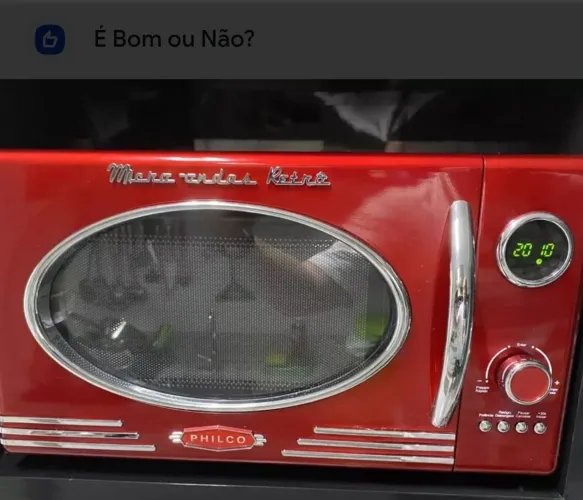 Microondas retro philco novissimo 220v com conversor de voltagem