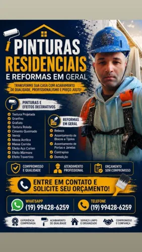 Pinturas e reformas em geral