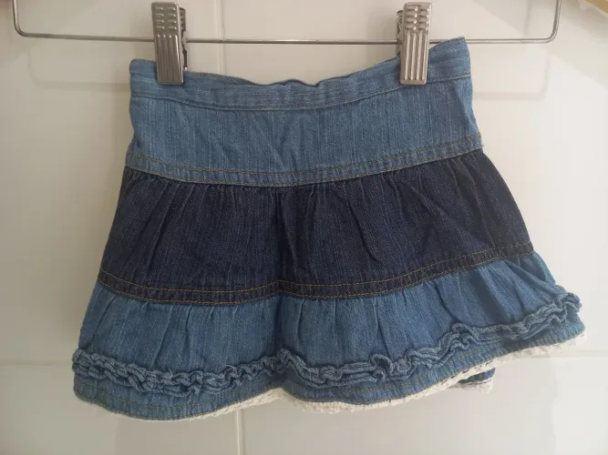 Saia shorts jeans