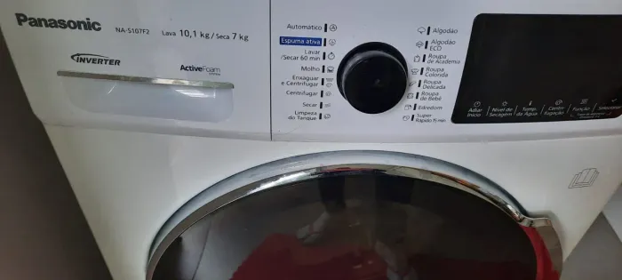 Lava e Seca Panasonic 10,1kg (NA-S107F2) - PARA CONSERTO OU PEÇAS