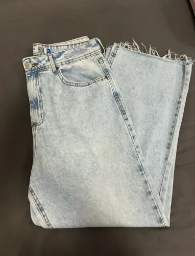wide leg slim feminina tam 44
