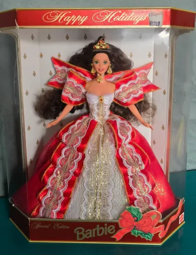 Barbie Happy Holidays 1997 - Edição Especial Natal (Morena / Brunette)