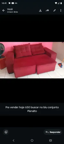 Sofá Pouco tempo de uso 700 não entrego 