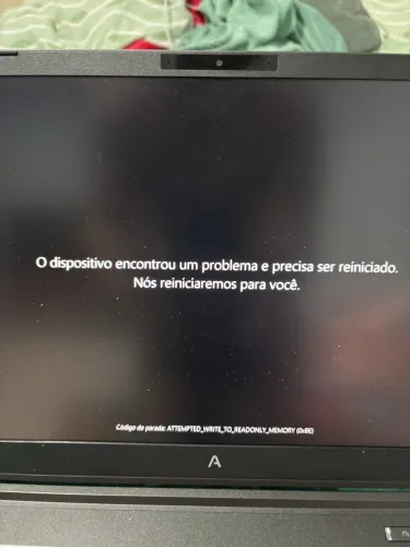 Notebook Avell com Defeito