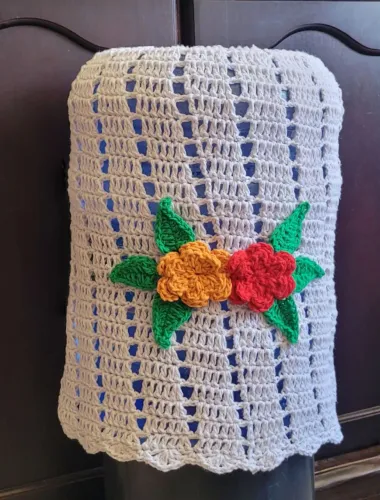 Crochê capa de galão de água