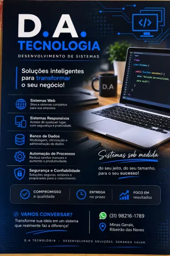 D.A. Tecnologia - Desenvolvimento de Sistemas