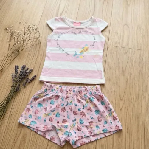 Conjunto Infantil Menina Sereia - Tam M (Usado / Desapego)