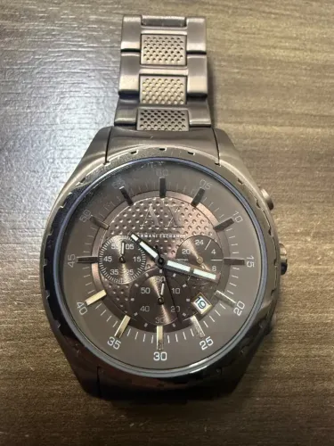 Relógio Armani Exchange AX1179 Cronógrafo 45mm - Bom Estado
