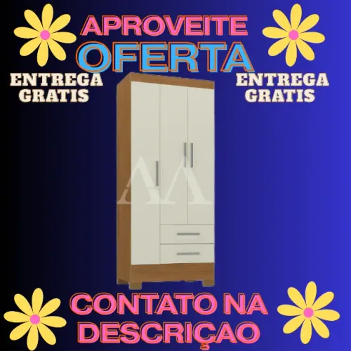 Guarda Roupa 3 Portas -Entrego Hoje Grátis Para Salvador-Pague Quando Receber ao Entregado