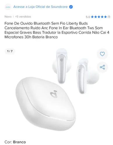 Imperdível - fone soundcoure