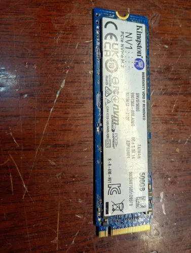 Nvme M2 2280 Kingston 500gb Só Venda