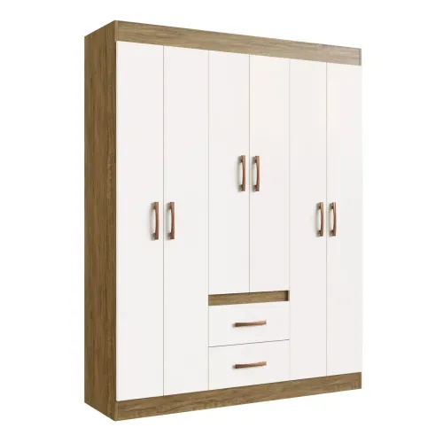 GUARDA ROUPA SIDNEY 6 PORTAS 6 PRATELEIRAS. EM PROMOÇÃO 660,00 A VISTA !