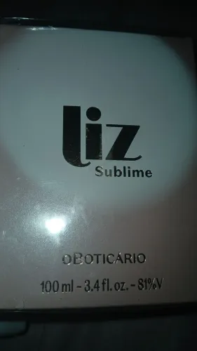 Perfume liz o boticário