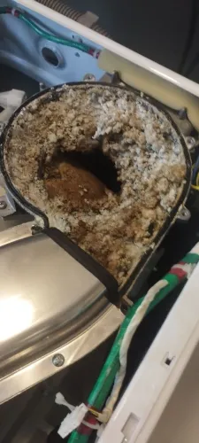 Manutenção de máquina de lavar e secar 