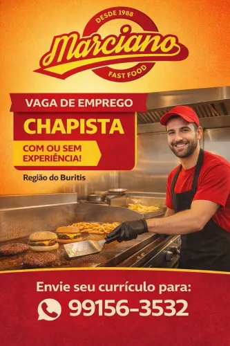 Temos Vaga para Chapista (com ou  sem Experiência)