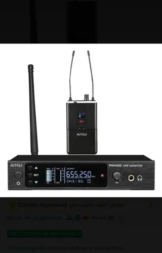 Retorno Sem Fio In Ear Amw Pmw 100