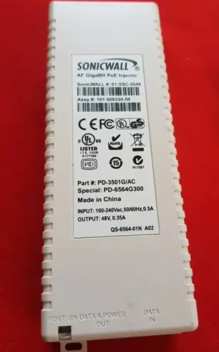 PoE Power Injector SonicWall Gb - Mod. 01-SSC-5546 - Original