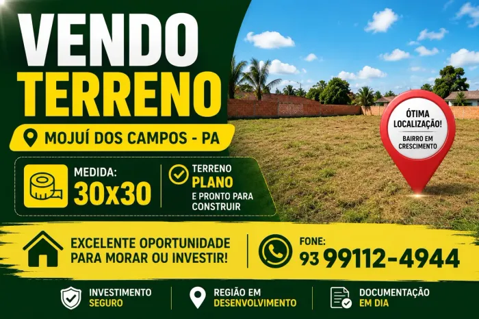 Terreno 30x30