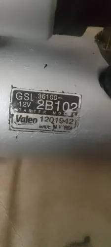 Motor de partida kia Cerato 2010