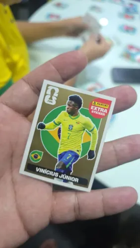 Figurinha Vinicius Junior Ouro Legend 2026
