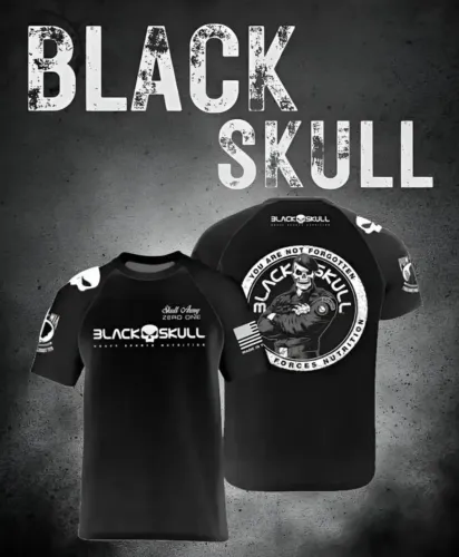 Camisa Black skull dry fit 