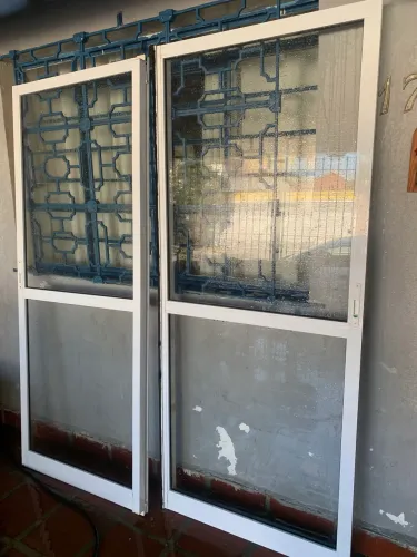 Porta de  vidro de correr 2 folhas 