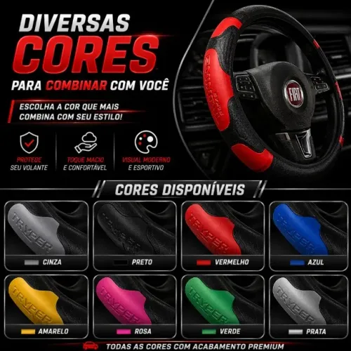 Achadinho Shopee! Capa para Volante Universal Diversas Cores | Promoção