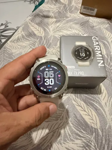 Garmin fênix 7x pro solar safira