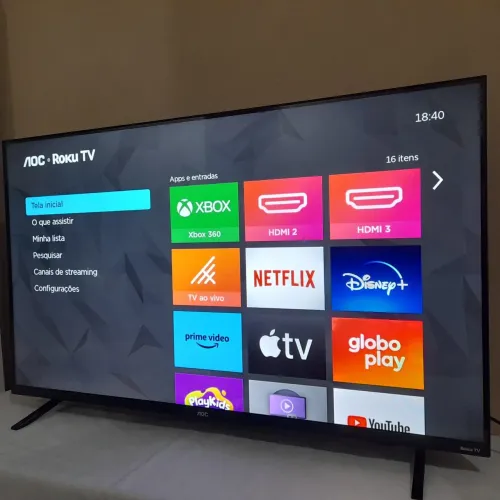 VENDO TV 40 SMART TOP COM 1 MES DE USO ,NOVA COM NOTA FISCAL, IMAGEM PERFEITA!!