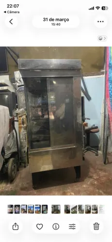 Frangueira rotativa máquina assar frango