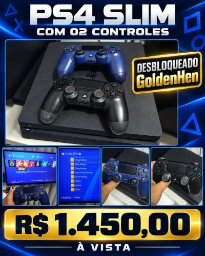 Playstation 4 Desbloqueado + 2 controles