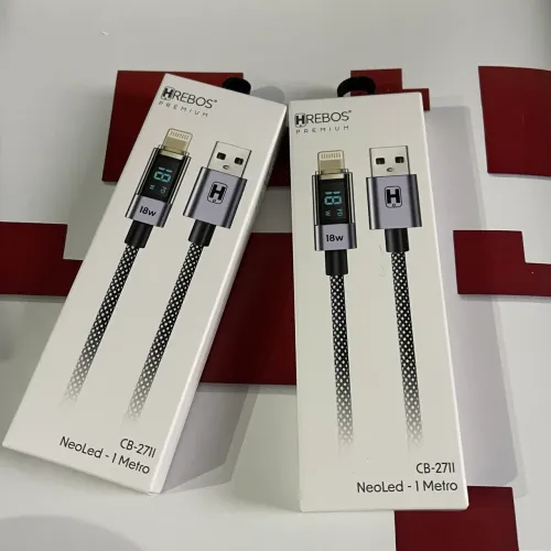 Cabo iPhone Lightning 18W Turbo Reforçado NeoLed 1 Metro Premium | Envio Rápido 