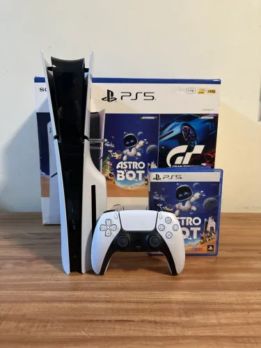 Ps5 Slim Físico 1TB com Caixa