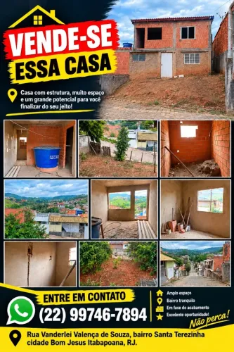 Ótima oportunidade de investimento! Vendo casa com excelente estrutura interna e ótima dis