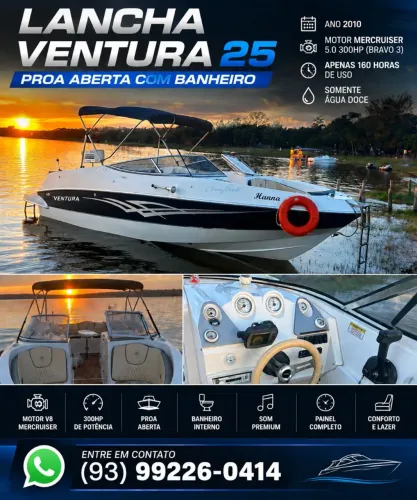 Lancha Ventura - Só no ponto de lazer!