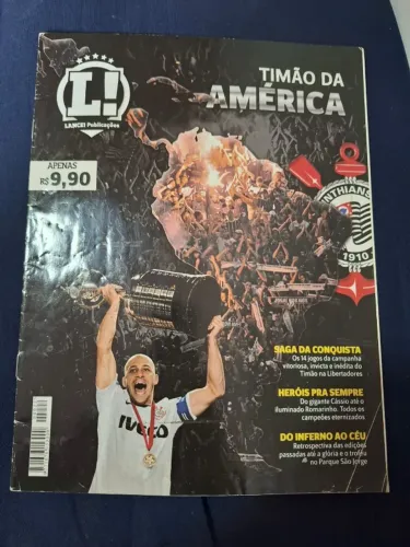 Revista Lance! Timão Da América! - Corinthians campeão Liberta 2012 - Ed. de Colecionador