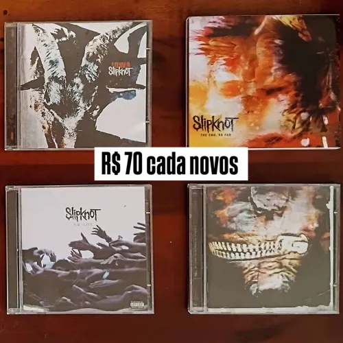 CDs Slipknot novos